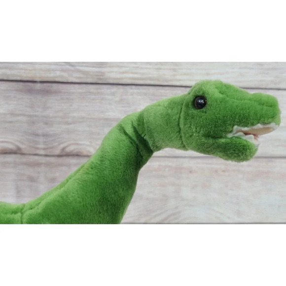 Walking With Dinosaurs Live Plush Brontosaurus Stuffed Animal Green 20" 1998 - Picture 3 of 5